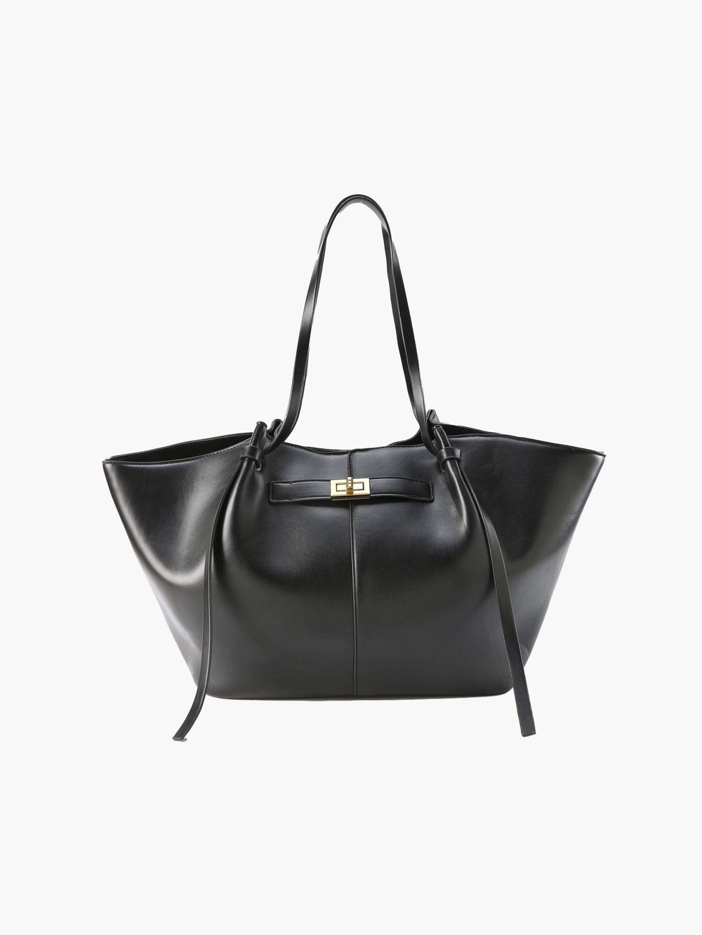 Agnese — Borsa Donna Shopper Grande Rigida con Tasca Interna e Chiusura, Lina Milano