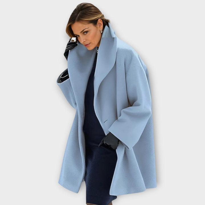Alberta — Cappotto Donna con Cappuccio e Taglio Morbido, Lina Milano