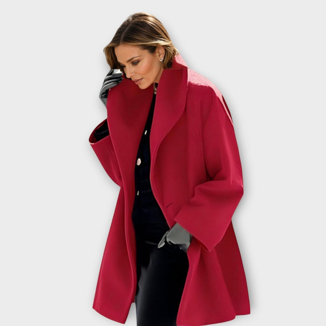 Alberta — Cappotto Donna con Cappuccio e Taglio Morbido, Lina Milano
