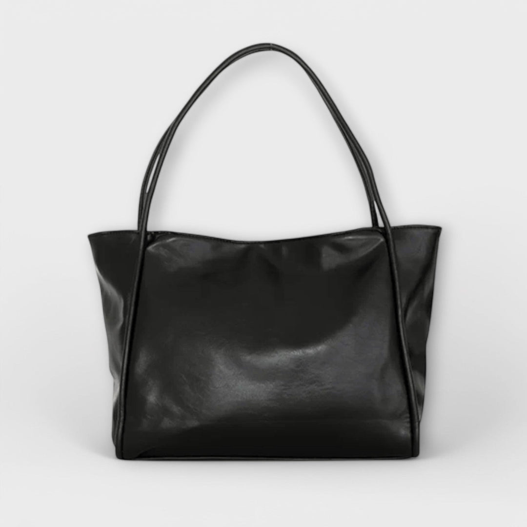 Ambra — Borsa Donna Grande a Spalla Shopper con Manici Lunghi, Lina Milano