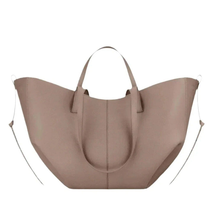 Angelica — Borsa Donna Grande a Spalla Morbida in Pelle a Mezzaluna, Lina Milano