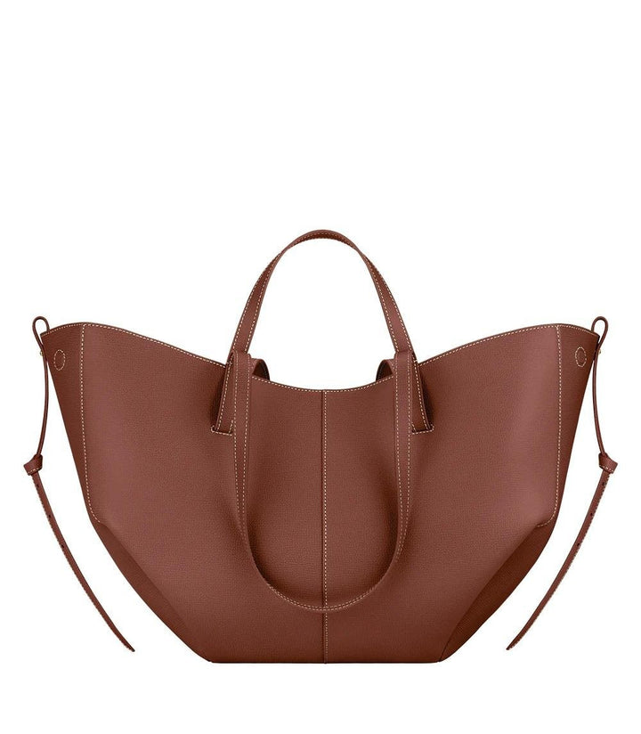 Angelica — Borsa Donna Grande a Spalla Morbida in Pelle a Mezzaluna, Lina Milano