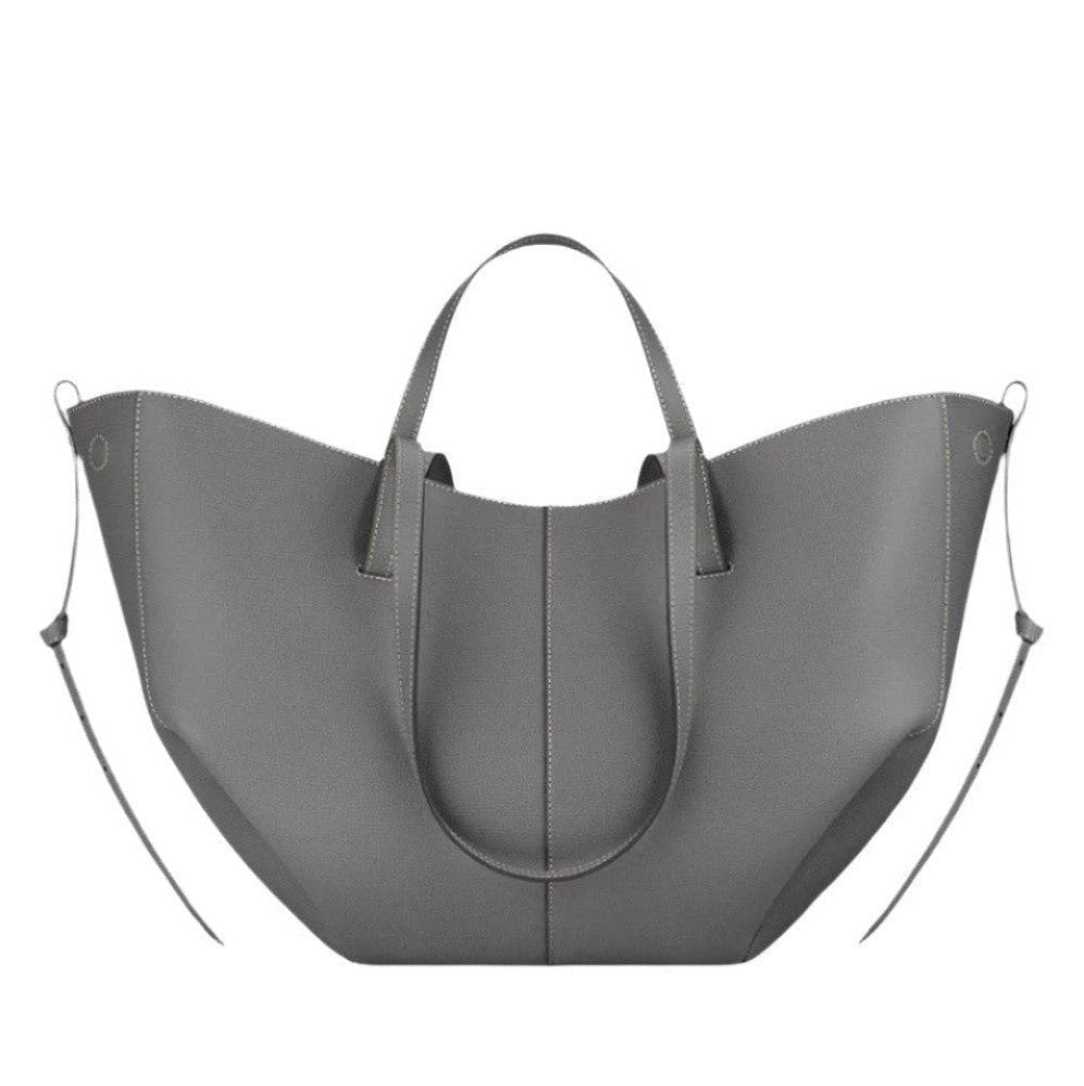 Angelica — Borsa Donna Grande a Spalla Morbida in Pelle a Mezzaluna, Lina Milano