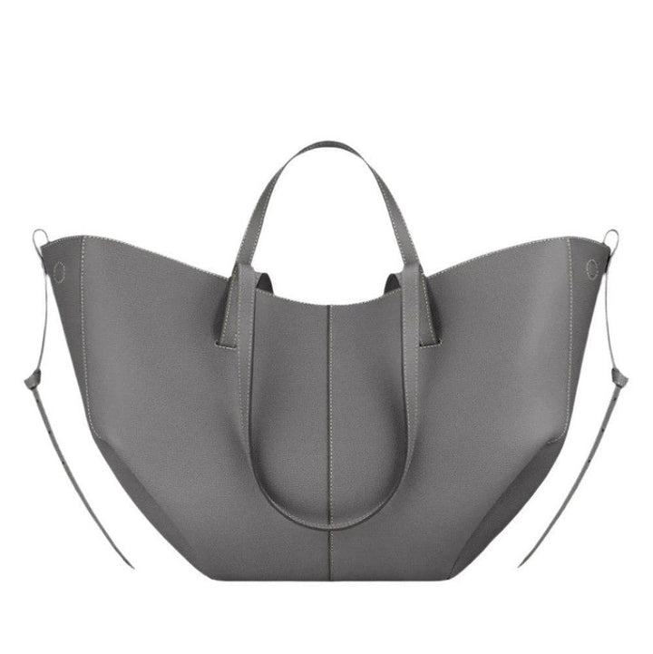 Angelica — Borsa Donna Grande a Spalla Morbida in Pelle a Mezzaluna, Lina Milano
