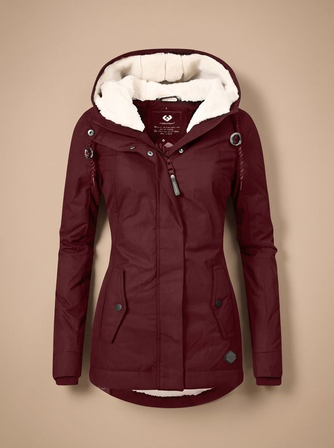 Daria — Giubbotti Donna Invernali, con Cappuccio e Fodera in Pile, Lina Milano