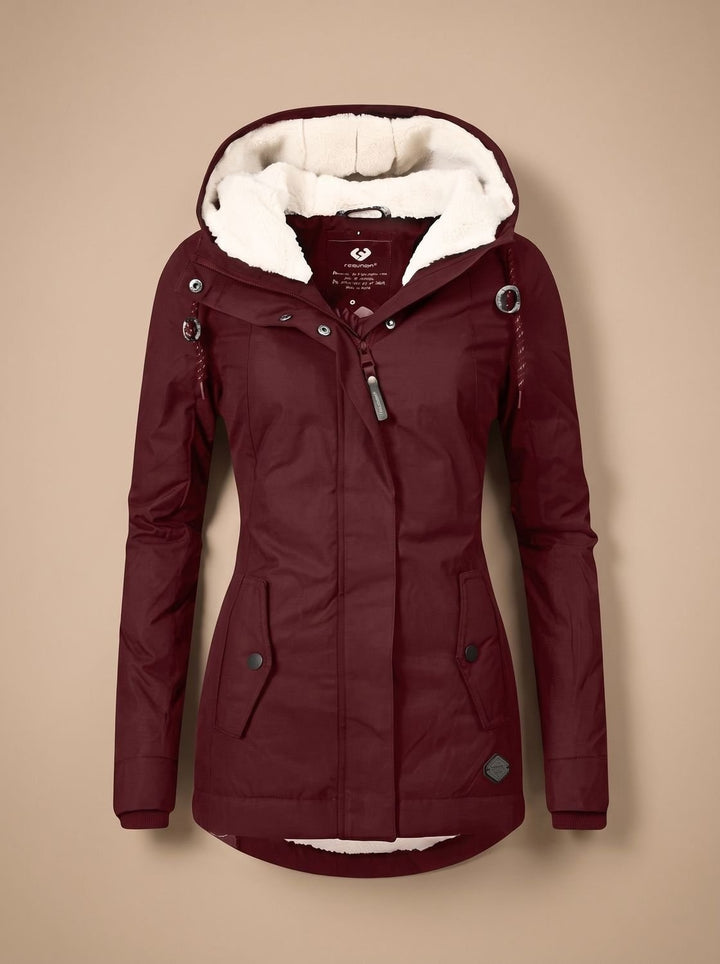 Daria — Giubbotti Donna Invernali, con Cappuccio e Fodera in Pile, Lina Milano