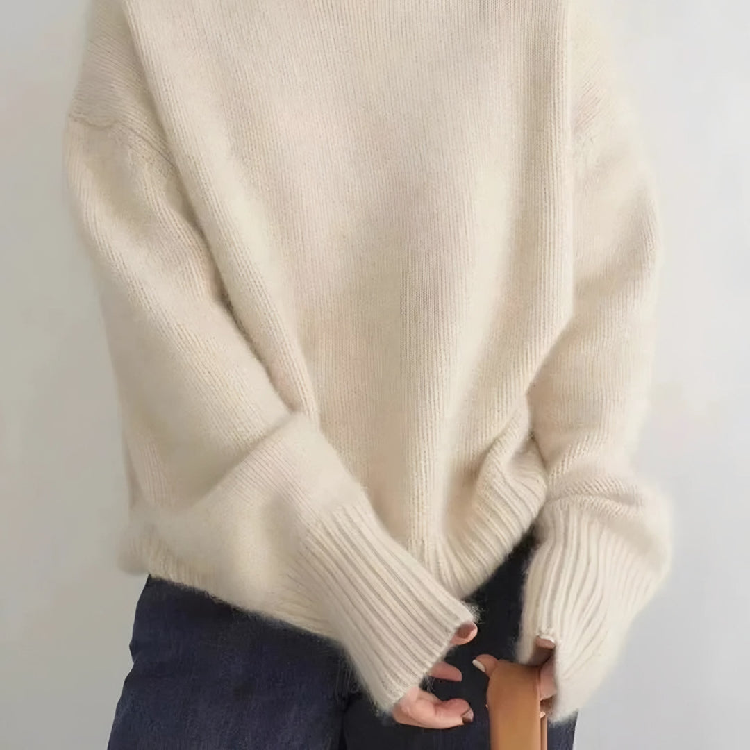 Fernanda — Maglione in Cashmere Donna a Collo Alto, Lina Milano