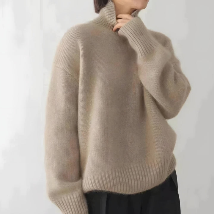 Fernanda — Maglione in Cashmere Donna a Collo Alto, Lina Milano