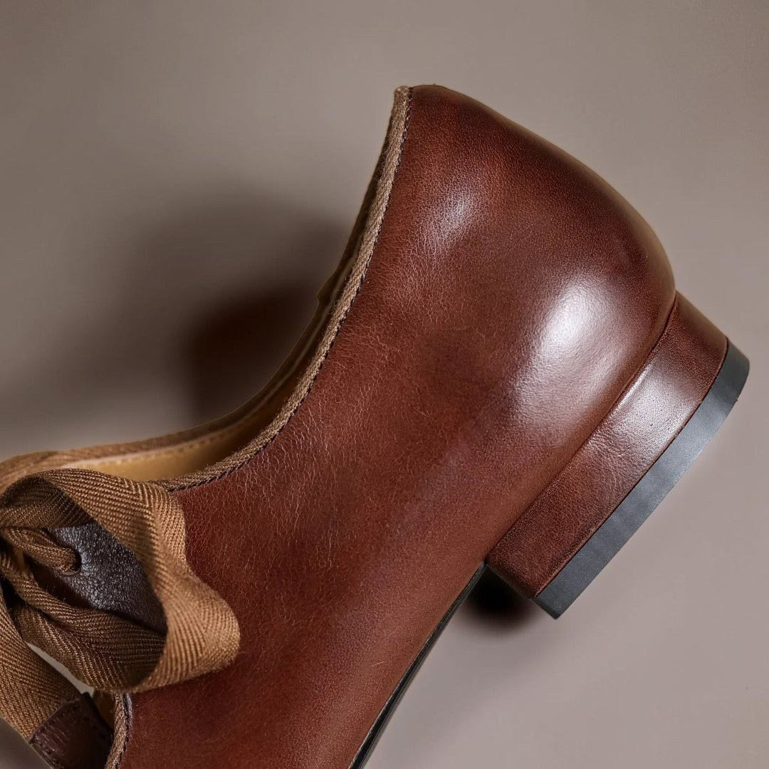 Gilda — Ballerine Donna in Pelle con Fiocco e Cinturino, Lina Milano
