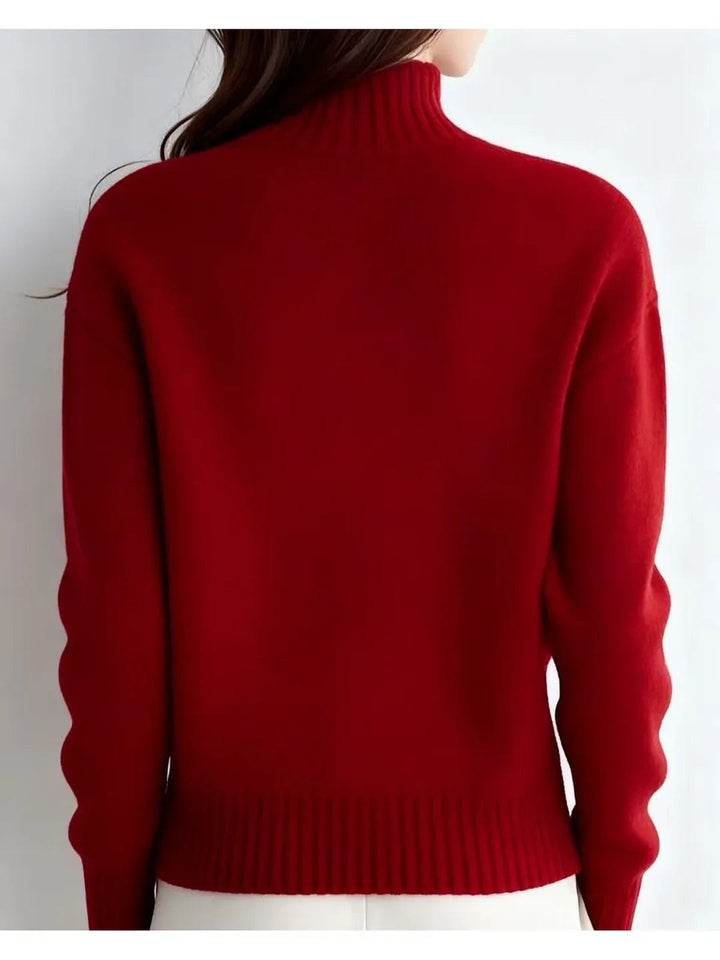 Gisella — Cardigan Donna Elegante con Collo a Lupetto e Bottoni, Lina Milano
