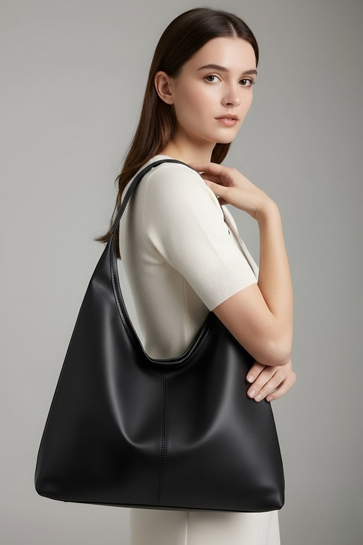 Irma — Borsa Donna a Spalla Morbida con Tasca Interna Grande, Lina Milano