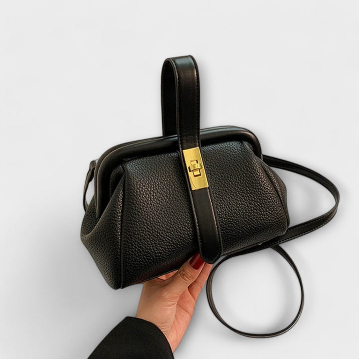 Lidia — Borsa Donna a Mano Mini Rigida con Manico e Tracolla Sottile, Lina Milano