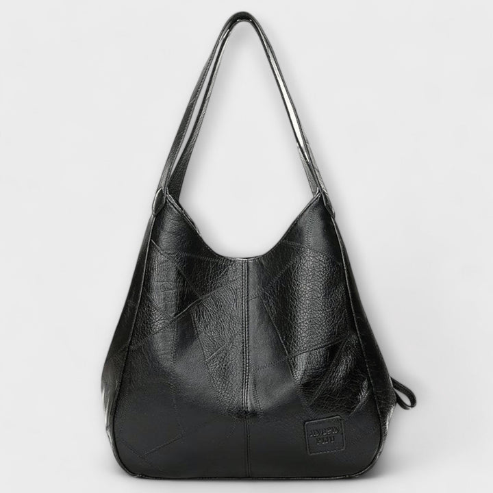 Liliana — Borsa Donna Grande a Spalla Hobo con Manici e Cerniera, Lina Milano