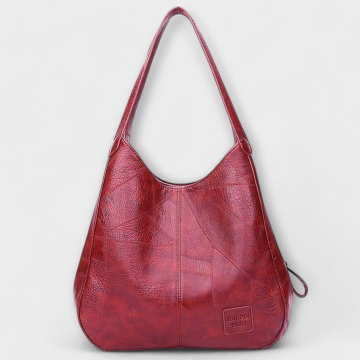 Liliana — Borsa Donna Grande a Spalla Hobo con Manici e Cerniera, Lina Milano