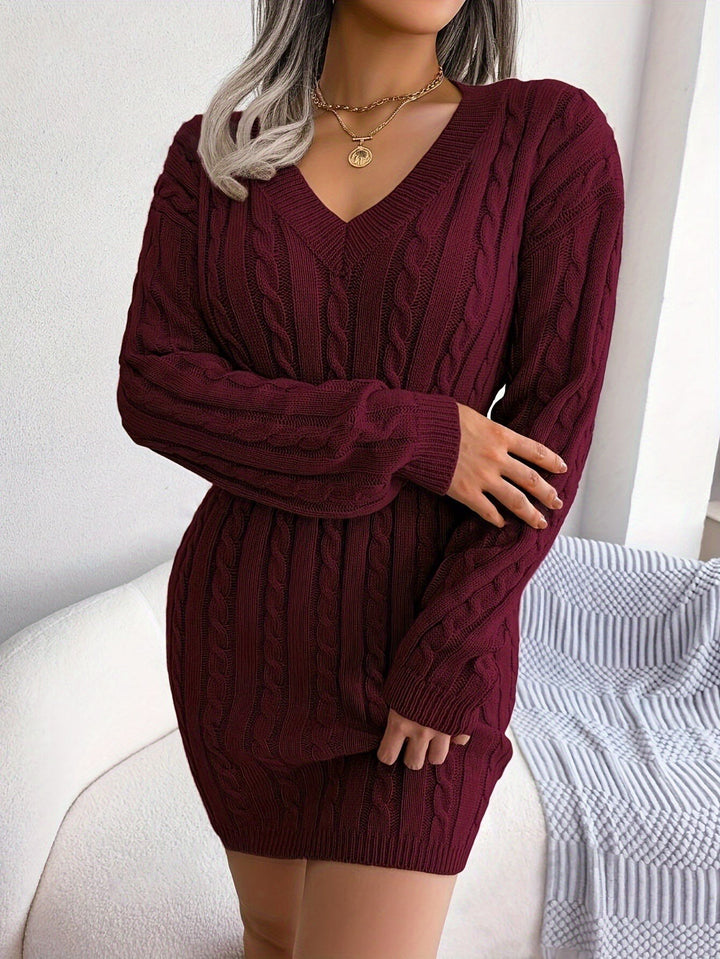 Manuela — Abiti Donna Corti a Trecce con Scollo a V e Peplo, Lina Milano