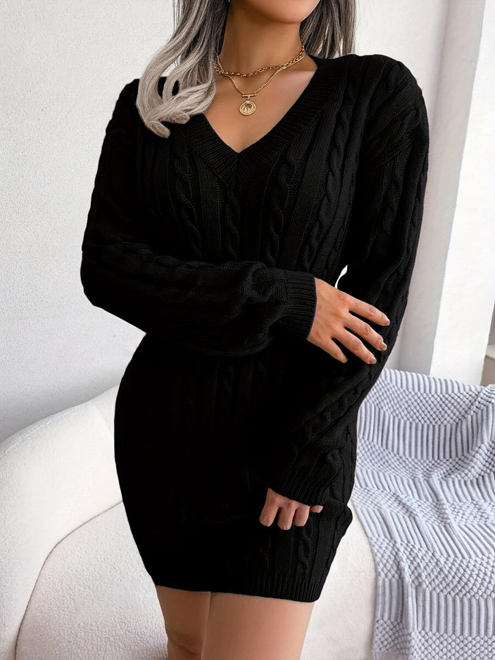 Manuela — Abiti Donna Corti a Trecce con Scollo a V e Peplo, Lina Milano