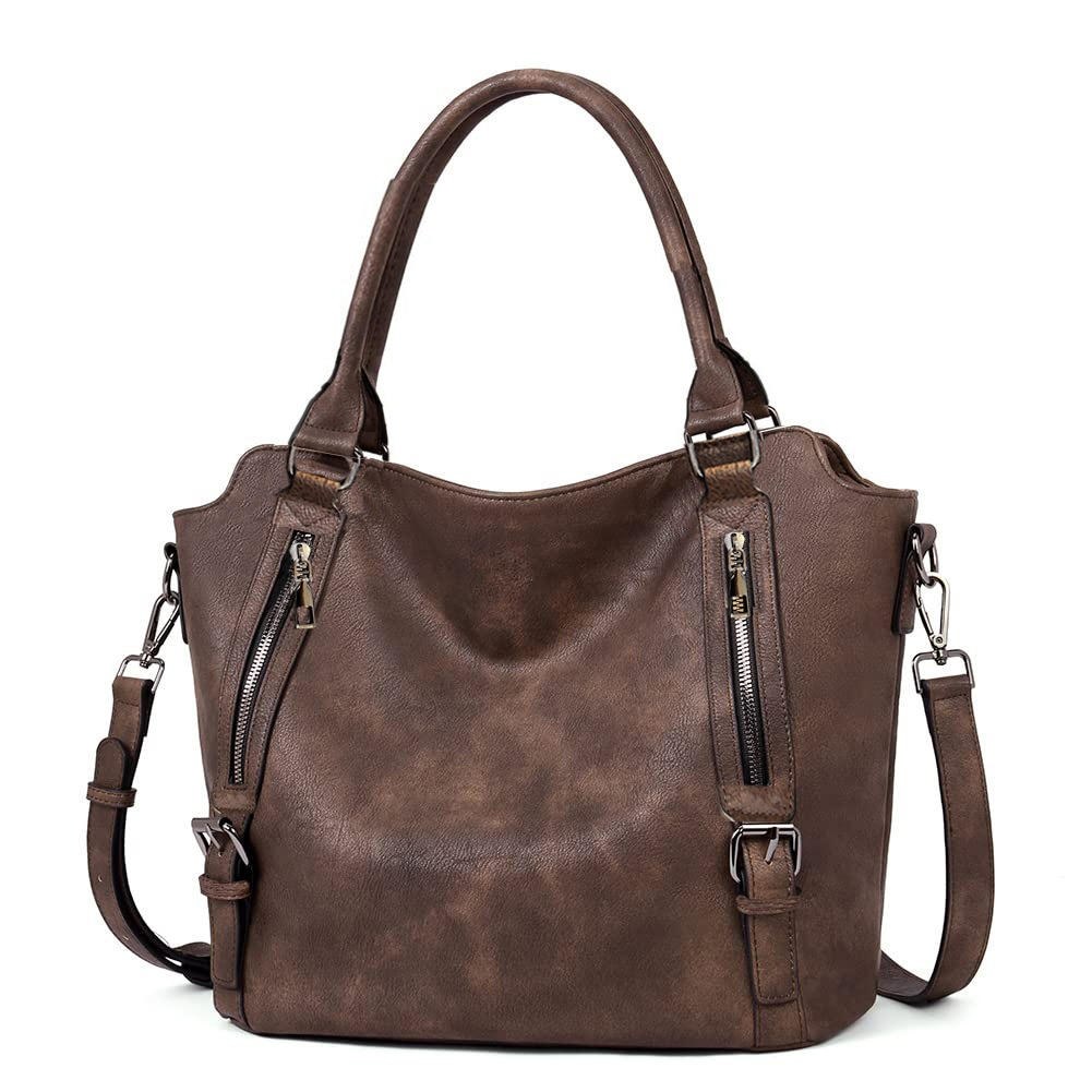 Maura — Borsa Donna in Ecopelle con Tracolla e Zip Frontali, Lina Milano