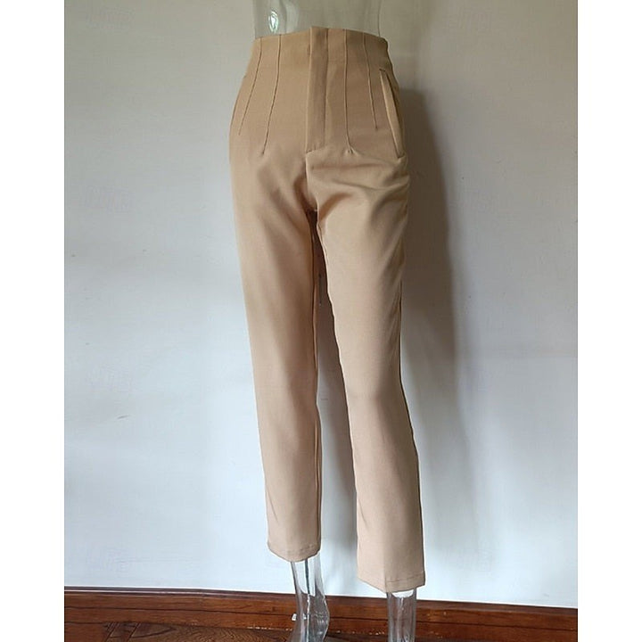Oriana — Pantaloni Donna Eleganti da Ufficio a Vita Alta con Gamba Stretta, Lina Milano