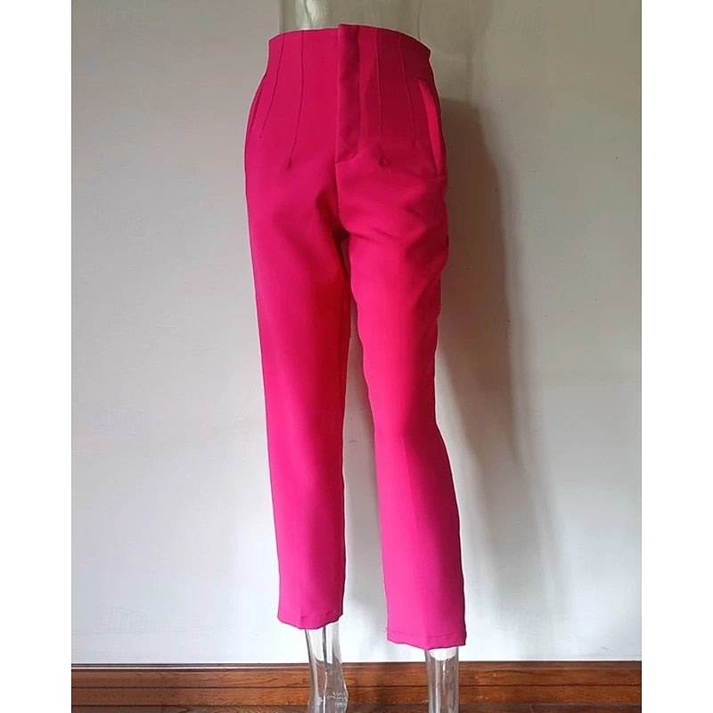 Oriana — Pantaloni Donna Eleganti da Ufficio a Vita Alta con Gamba Stretta, Lina Milano
