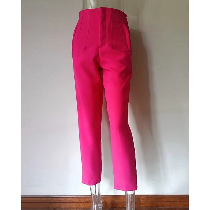 Oriana — Pantaloni Donna Eleganti da Ufficio a Vita Alta con Gamba Stretta, Lina Milano