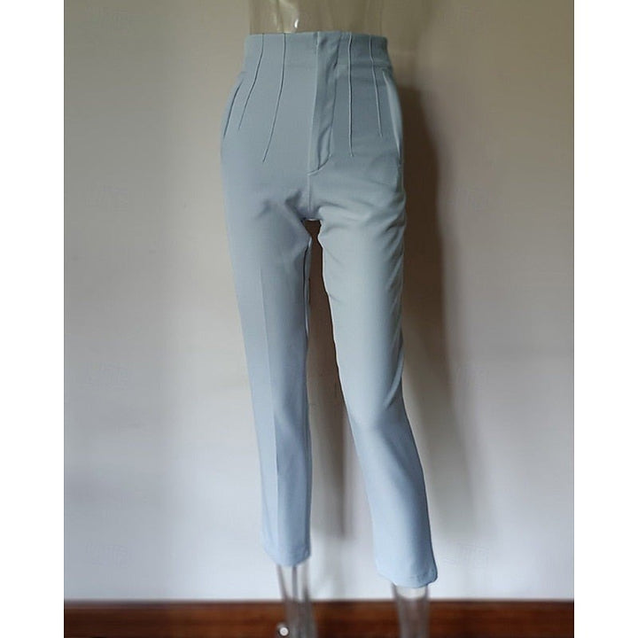 Oriana — Pantaloni Donna Eleganti da Ufficio a Vita Alta con Gamba Stretta, Lina Milano