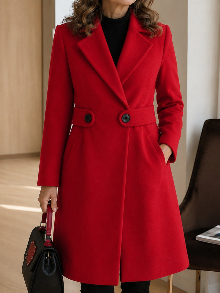 Palmira — Cappotti Lunghi Donna in Lana con Cintura in Vita, Lina Milano