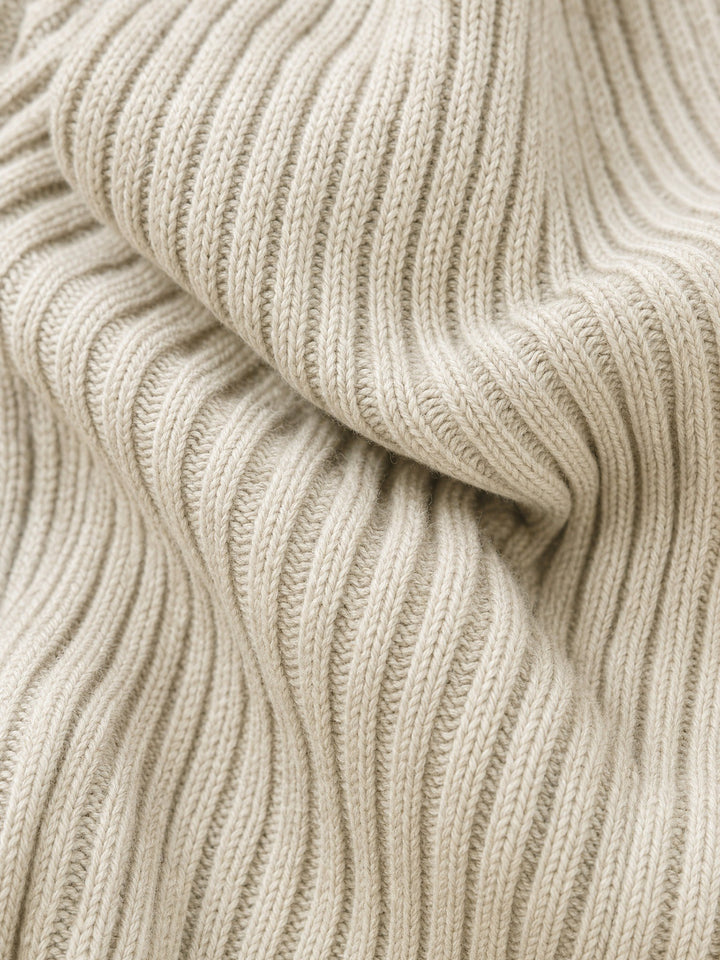 Patrizia — Vestito in Lana Donna Aderente a Costine con Collo Alto, Lina Milano