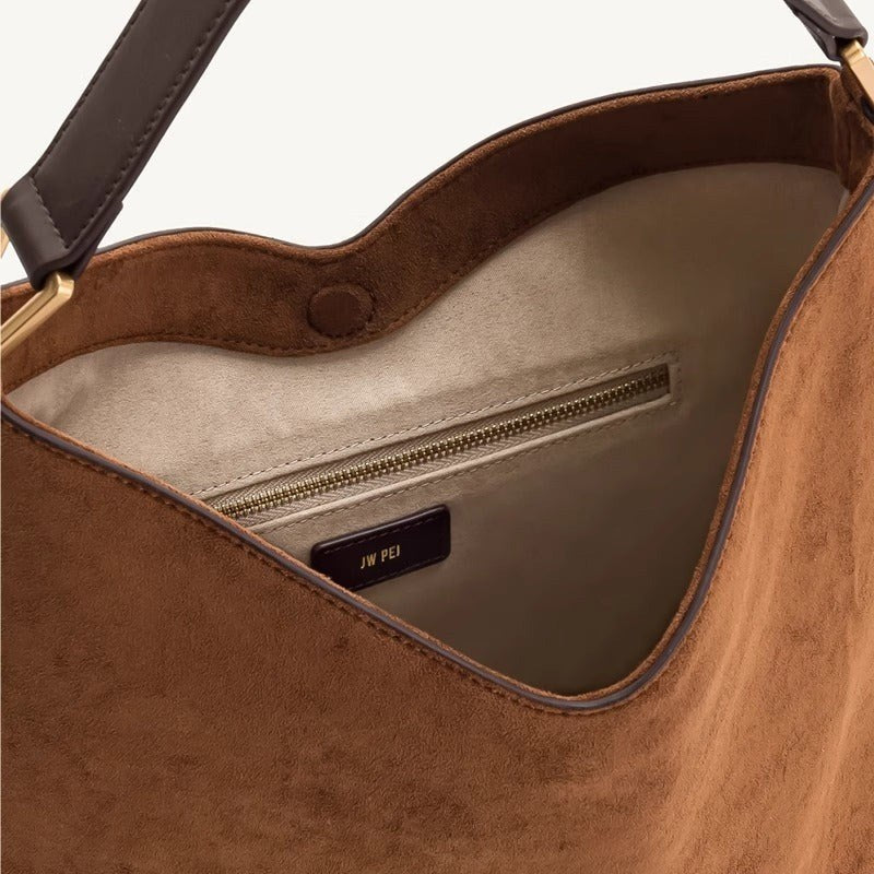 Rosa — Borse a Tracolla Donna Hobo Morbide con Nappa, Lina Milano