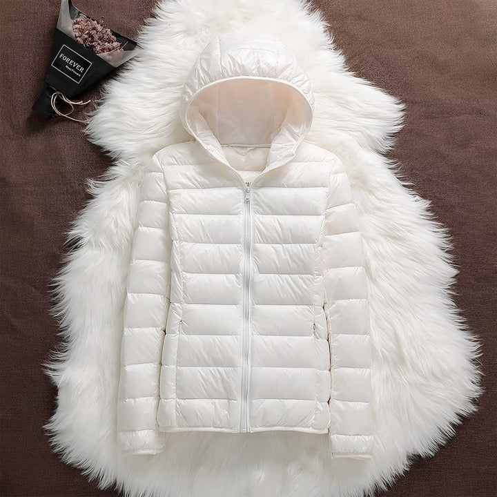Simona — Giubbotto Donna Invernale Leggero Trapuntato con Polsini Elastici, Lina Milano
